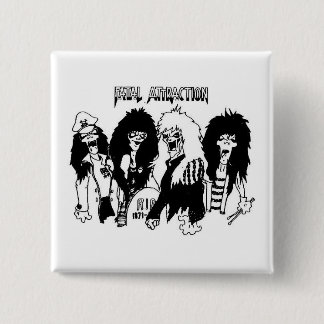 facartoon 15 cm square badge