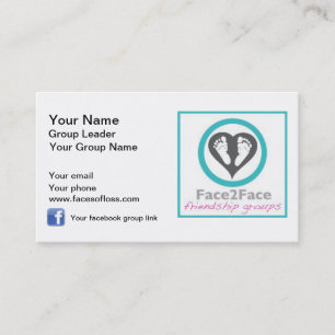 Face2Face Group Leaders Business Card