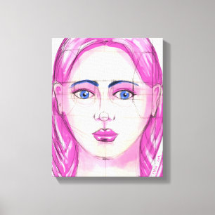 Face 5 canvas print