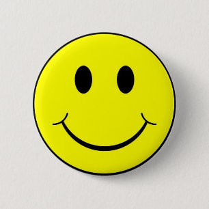 face 6 cm round badge