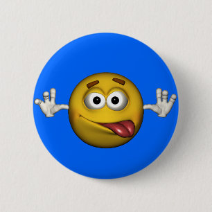Face 6 Cm Round Badge