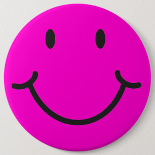 face 6 cm round badge