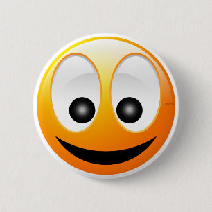 Face 6 Cm Round Badge