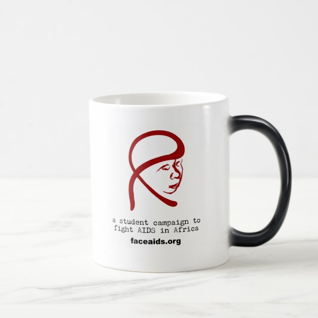 FACE  AIDS morphing mug (Right)