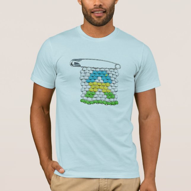 FACE AIDS Rwanda Pin T-Shirt (Front)
