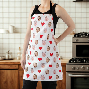 Face Apron, Custom Photo Apron, Baby Gift  Apron