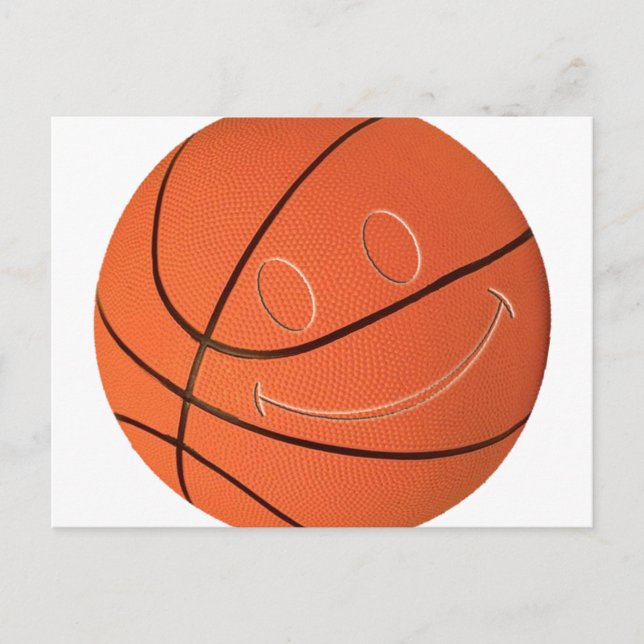 FACE BASKETBALL POSTCARD (Front)