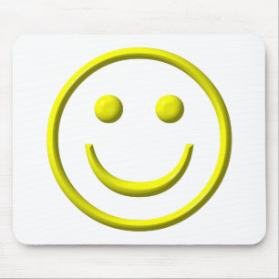 Face - Be happy! Mouse Mat