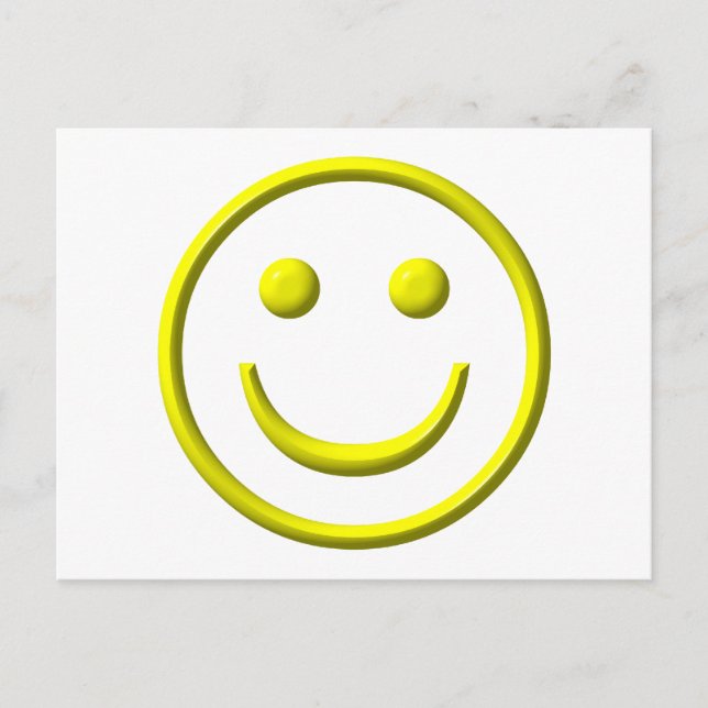 Face - Be happy! Postcard (Front)