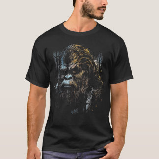 Face Bigfoo Sasquatch T-Shirt