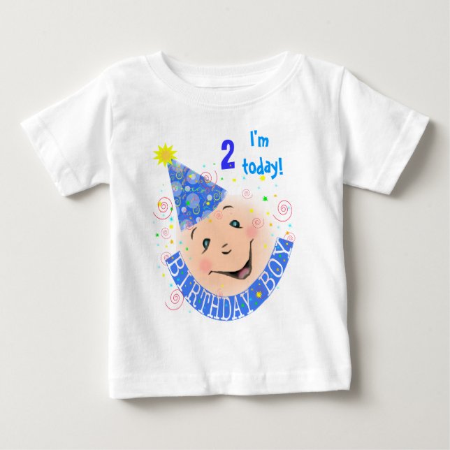 Face Birthday Boy T-Shirt (Front)