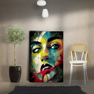 Face Canvas Print