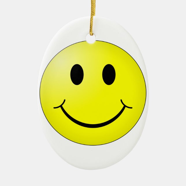 Face Ceramic Tree Decoration (Front)
