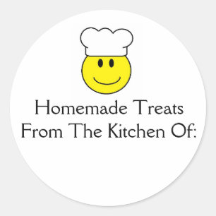 Face Chef Homemade Treats Sticker