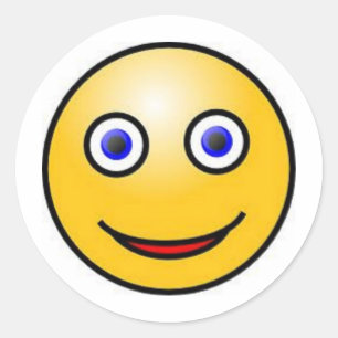 Face Classic Round Sticker