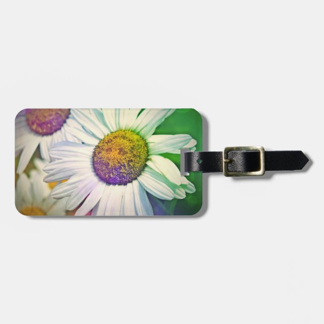 Face Daisy Luggage Tag (Front Horizontal)
