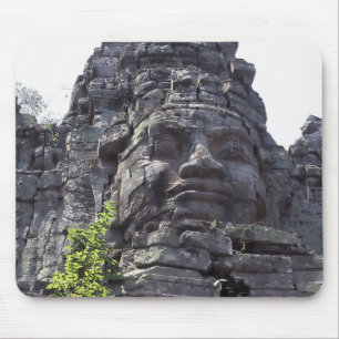 Face detail of the West Gate-Tower Gopuram), Mouse Mat