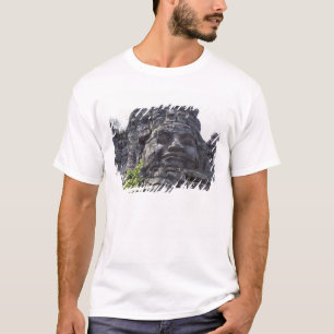 Face detail of the West Gate-Tower Gopuram), T-Shirt