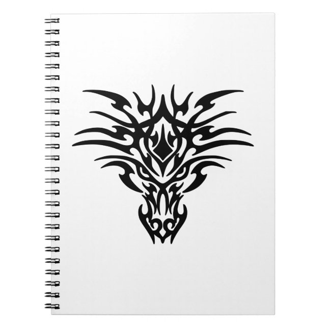 Face-Dragon-Tattoo Notebook (Front)