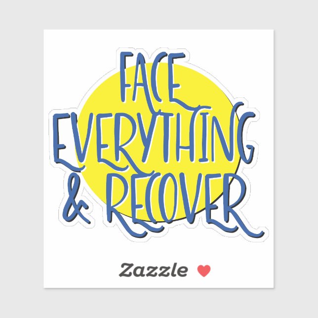 Face Everything And Recover 12 Step Slogan (Sheet)
