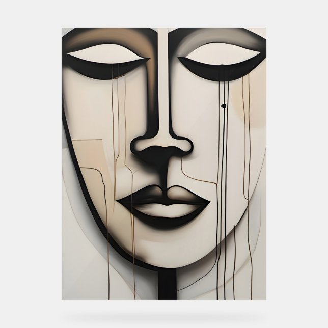 Face - face acrylic sign (Front)