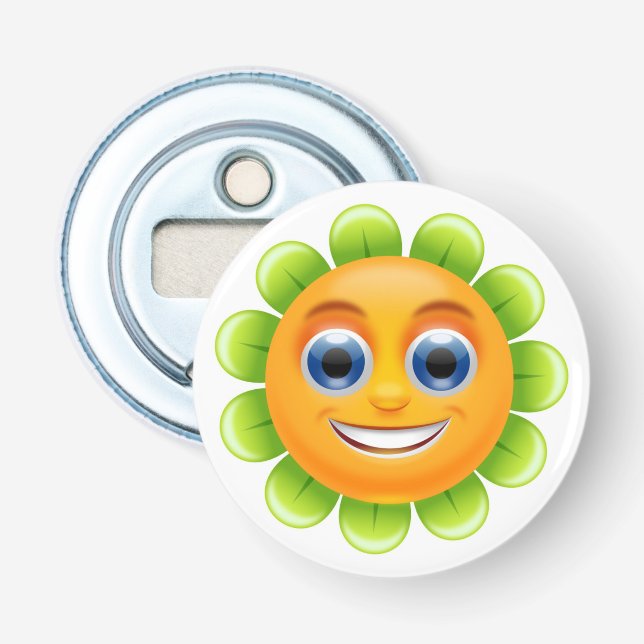 FACE FLOWER BOTTLE OPENER (Front)