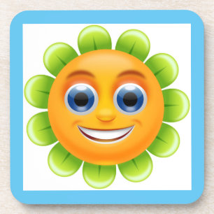 FACE FLOWER COASTER