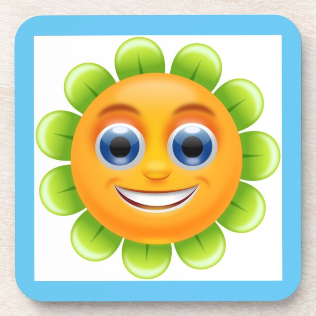 FACE FLOWER COASTER (Front)