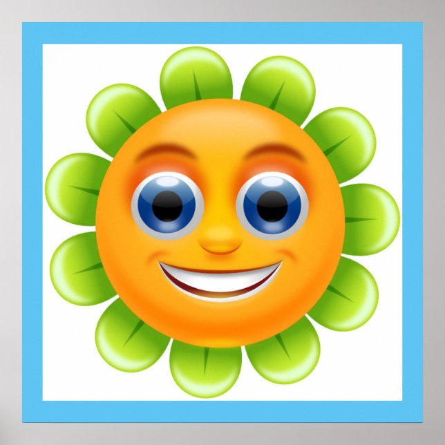 FACE FLOWER POSTER (Front)