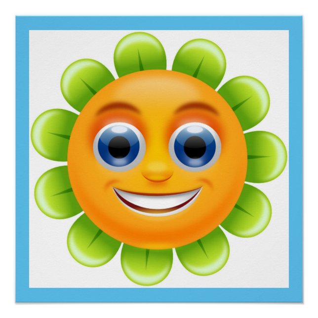 FACE FLOWER POSTER (Front)