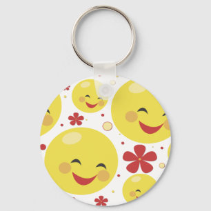 Face Flowers Keychain