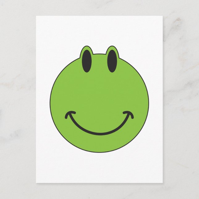Face Frog Postcard (Front)