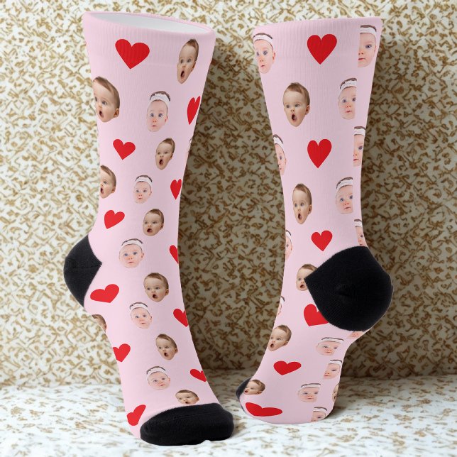 Face Gift Socks, Custom Photo Socks, Baby Gift  Socks (Creator Uploaded)
