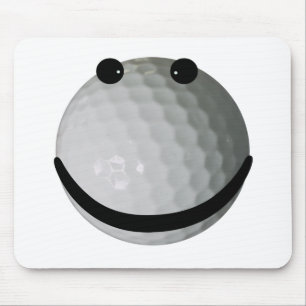 face golf ball mouse mat