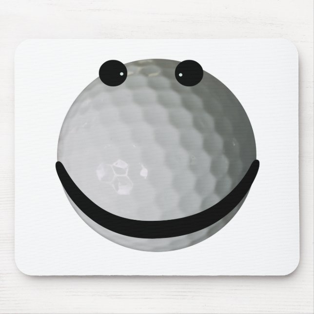 face golf ball mouse mat (Front)