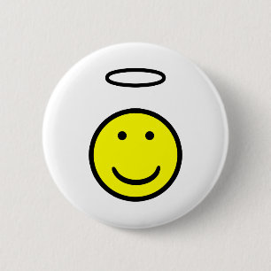 Face Halo 6 Cm Round Badge