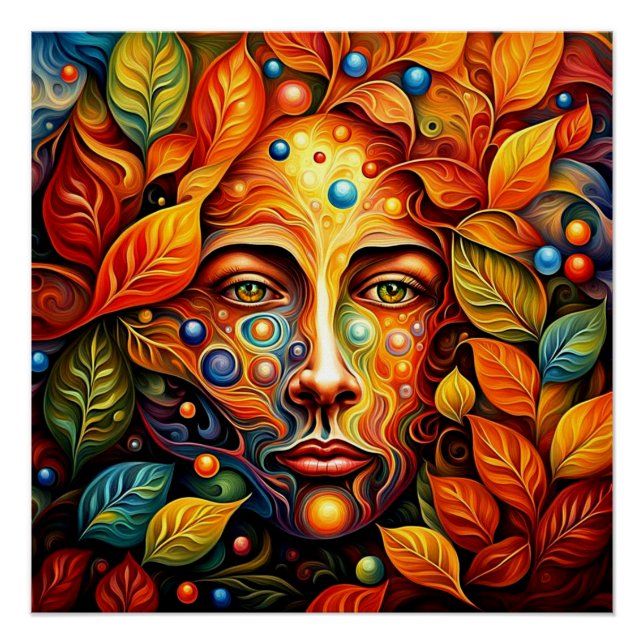 Face in Foliage 9 Poster (Front)