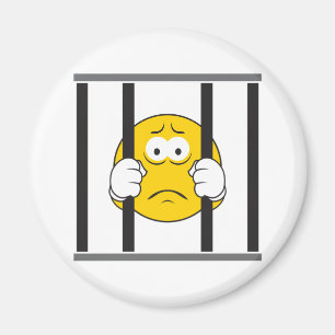 Face in Jail Magnet