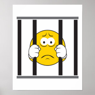 Face in Jail Poster