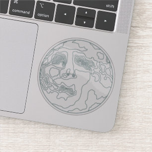 face in the moon