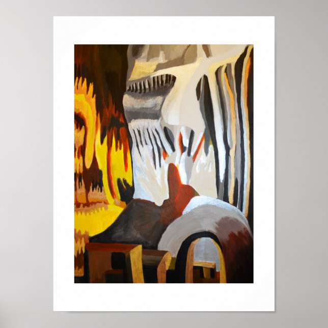 Face in the Rocks Poster (Front)