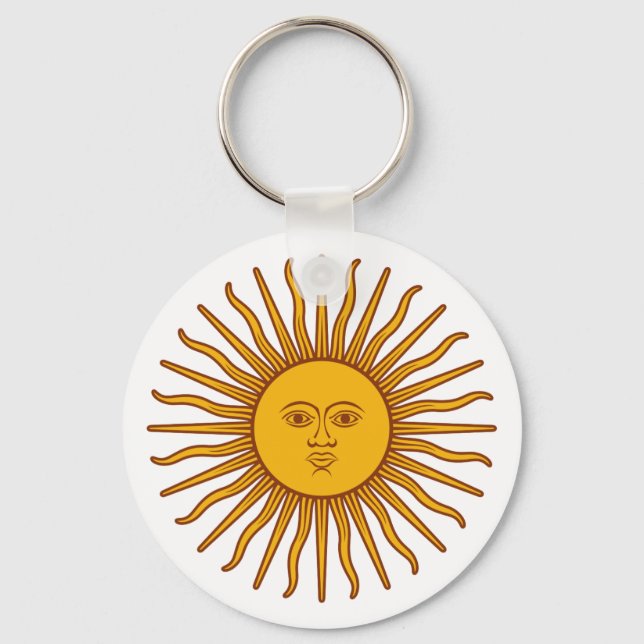Face in the Sun - Sunshine Key Ring (Front)