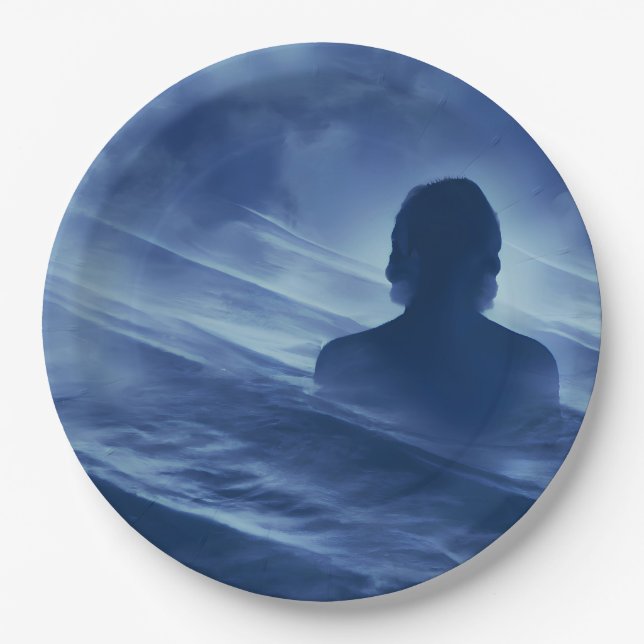 Face it Alone Paper Plate (Front)