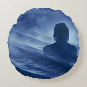 Face it Alone Round Cushion