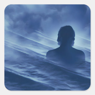 Face it Alone Square Sticker