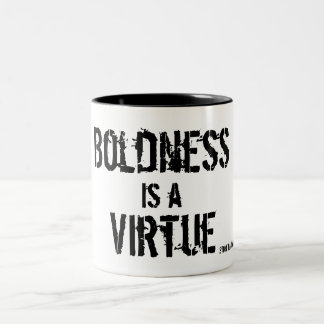 Face Life With Confidence Two-Tone Coffee Mug