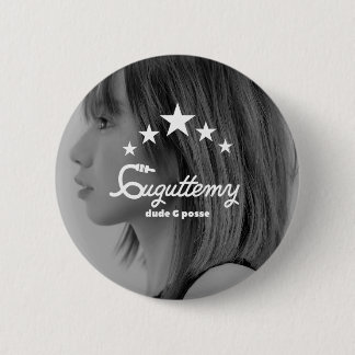 Face logo 6 cm round badge
