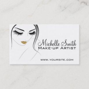 Face long lashes Lash Extensions Business Card