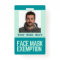 Face Mask Exemption Card ID Badge