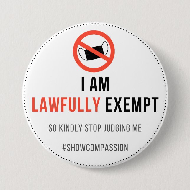 Face Mask Exept Badge (Front)